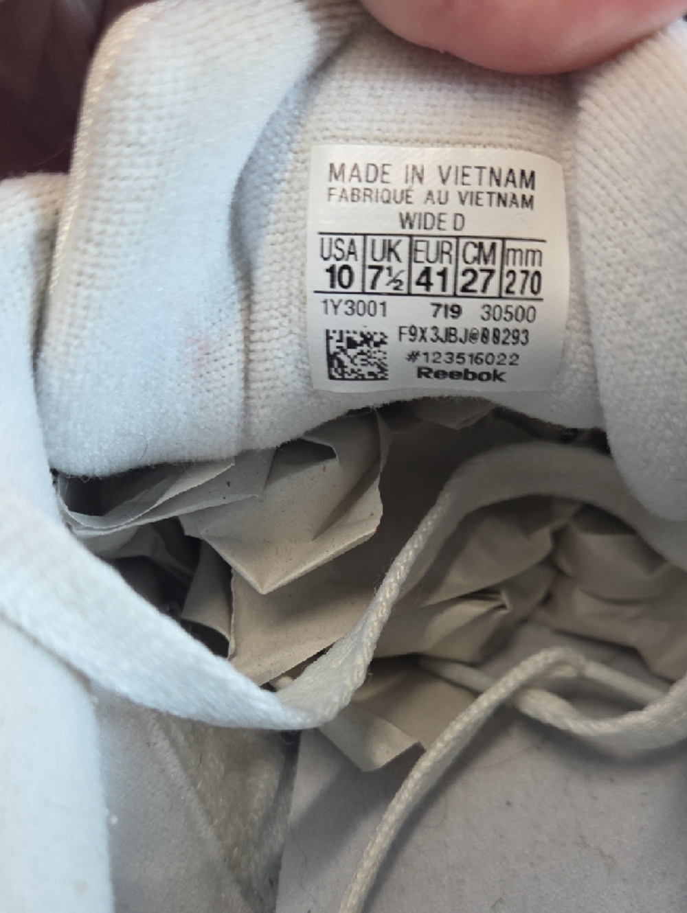 Reebok White Women’s Classic Leather Sneakers Size 10 - Picture 7 of 7